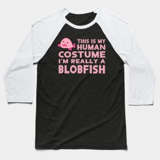 human costume blobfish aquarium anatomy Baseball T-Shirt